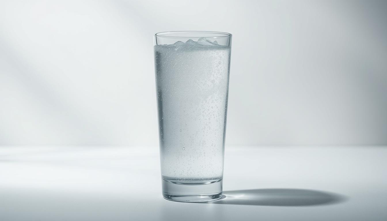 água com gás e controle da fome