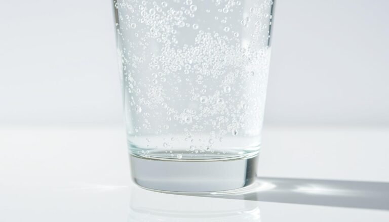 água com gás e sua composição
