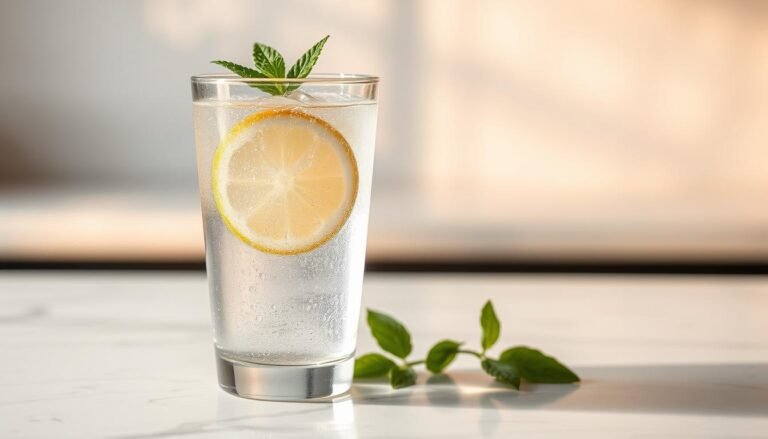 água com gás na dieta low carb